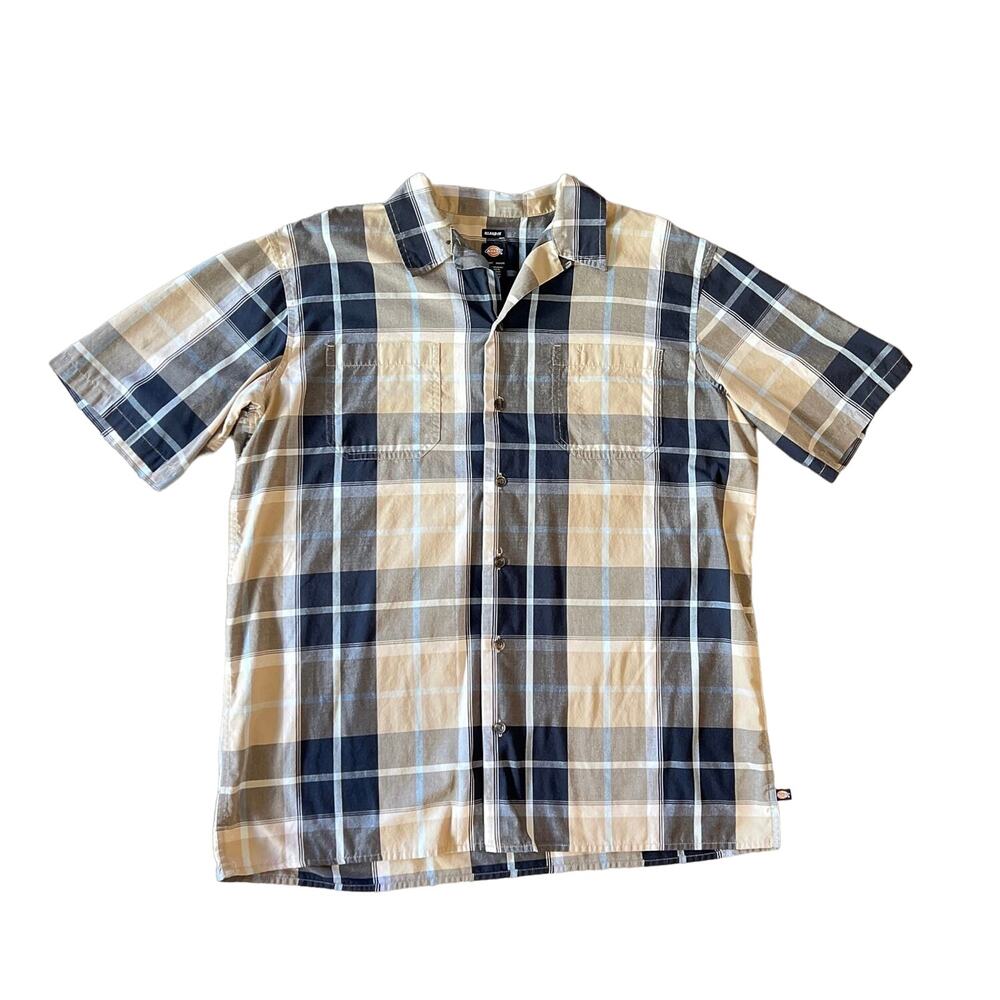 Plaid Dickies button up